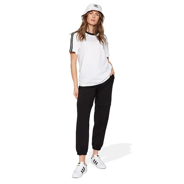 Áo Thun Nữ Adidas Women Sportswear Essentials 3 Stripes Tshirt H10201 Màu Trắng Size L - Thời trang - Vua Hàng Hiệu