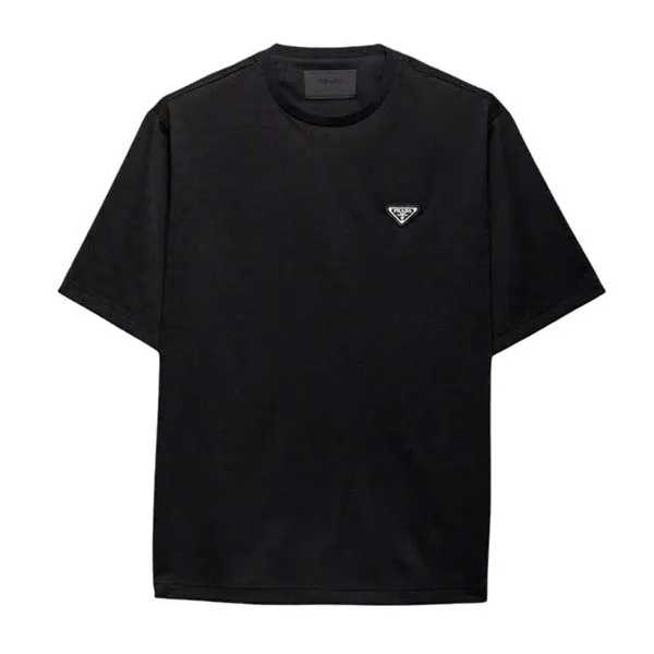 Áo Thun Nam Prada Black Technical Jersey T-Shirt UJN905 1270 F0002 Màu Đen Size M - Thời trang - Vua Hàng Hiệu