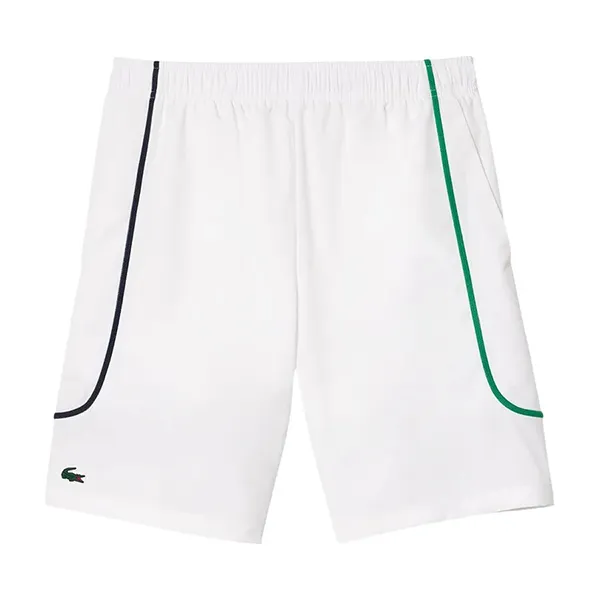 Bộ Quần Áo Cộc Tay Nam Lacoste Men's Sport DH7362 PSN/ GH7460 51 001 Màu Trắng - Vàng Size S