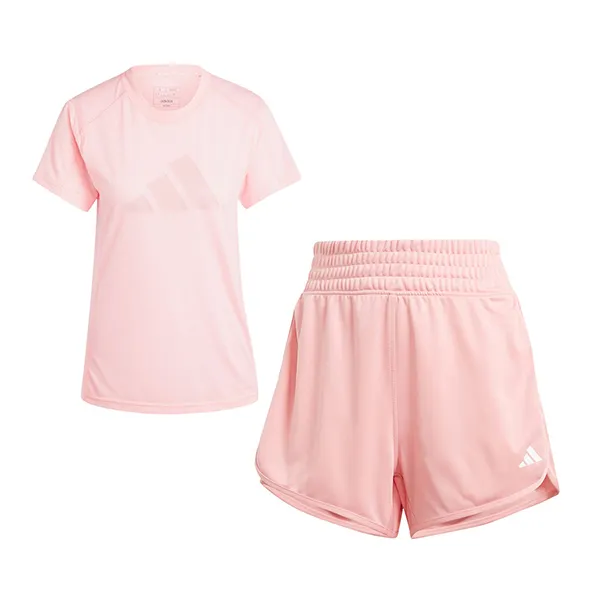 Bộ Quần Áo Cộc Tay Nữ Adidas IX0994/IX1025 Màu Hồng Size XS (From Âu)