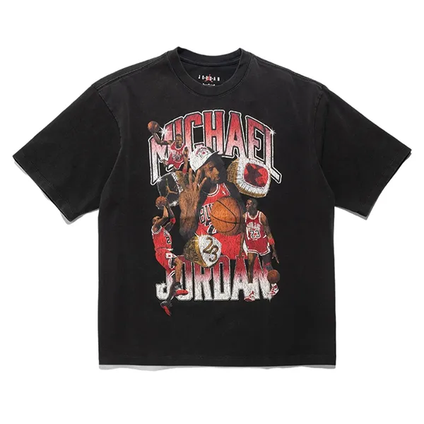Bộ Quần Áo Nam Nike Jordan Flight Essential HM7131-010/DX1487-687 Màu Đen - Đỏ Size S