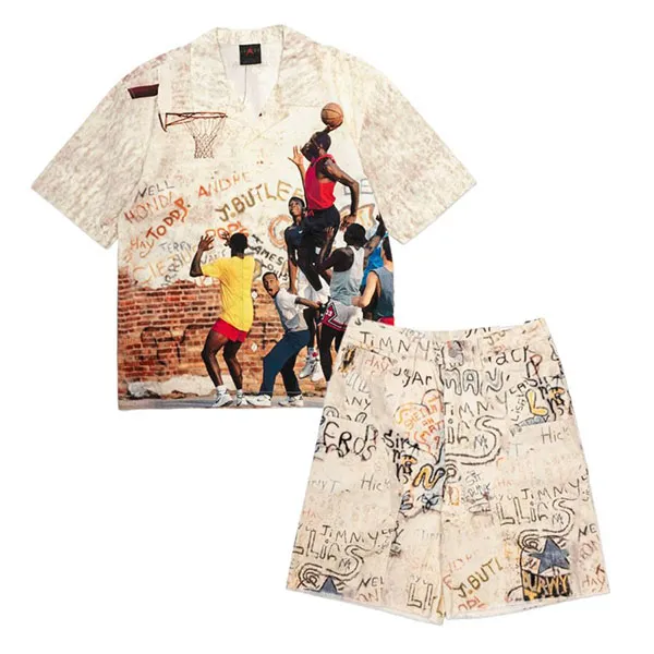 Bộ Quần Áo Nam Nike Air Jordan Men's Camp HF9347-133/HF9345-133 Màu Be Size S - Thời trang - Vua Hàng Hiệu