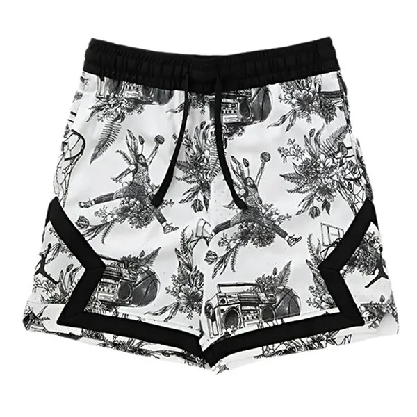 Bộ Quần Áo Nam Nike Men's Jordan Sport Dri Fit FZ1928-100/FV8614-100 Màu Trắng Đen Size XL (Form Á)