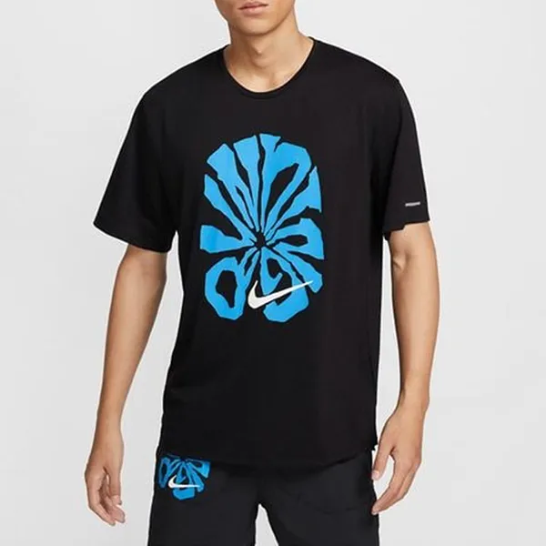 Bộ Quần Áo Thể Thao Nam Nike Rise 365 Run Energy FZ1081-010/ FV9613-010 Màu Đen Size S (Form Á)