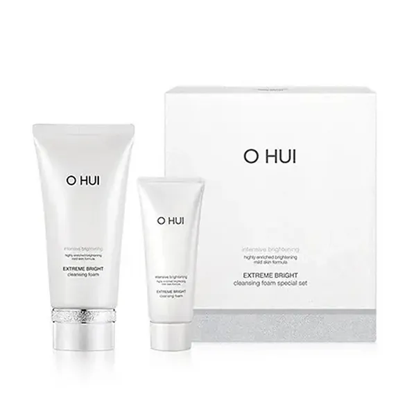 Bộ Sữa Rửa Mặt Sáng Da Ohui Extreme Bright Cleansing Foam Set (160ml + 100ml)