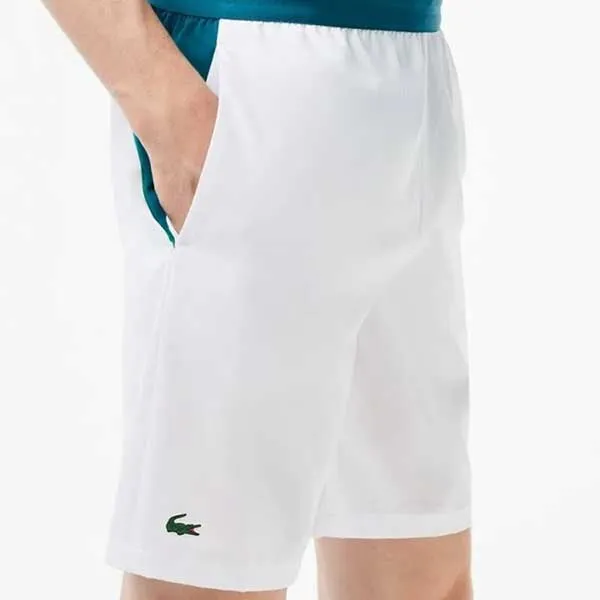 Bộ Tennis/pickleball Nam Lacoste DH1099 Q7I/ GH9354 XGB Màu Xanh Phối Trắng Size 2