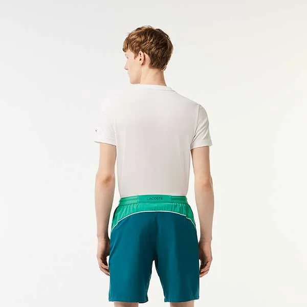 Bộ Tennis/pickleball Nam Lacoste DH1099 Q7I/ GH9354 X99 Màu Xanh Phối Trắng Size 2