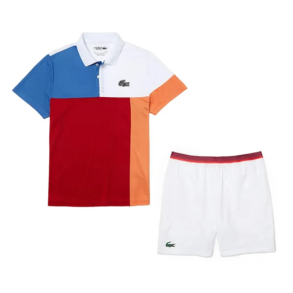 Bộ Thể Thao Nam Lacoste Sport Breathable Colorblock Piqué DH0850 Y8C/ GH0880 001 Màu Phối Màu Size 4 - Thời trang - Vua Hàng Hiệu