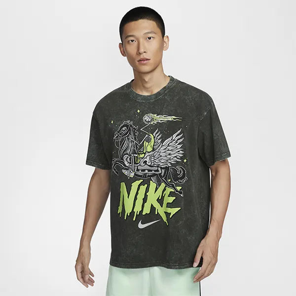 Bộ Thể Thao Nam Nike Basketball HF6200 355/FN3315 060 Màu Xanh Rêu Size S (Form Á) - Thời trang - Vua Hàng Hiệu