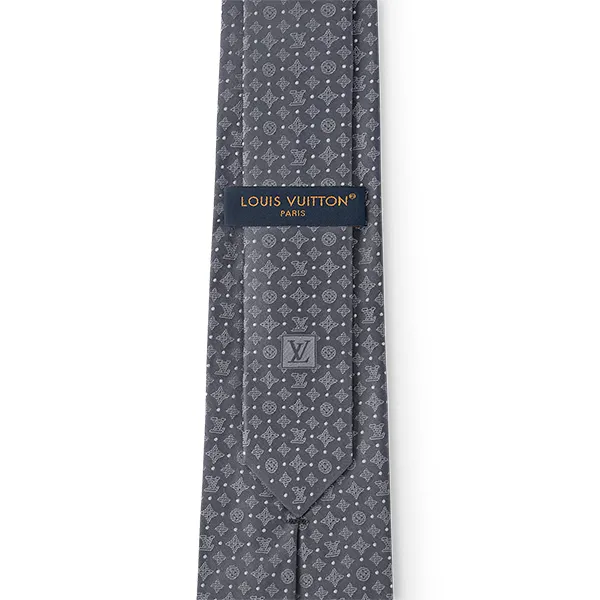 Cà Vạt Nam Louis Vuitton LV Monogram Shadow Dots Tie M90807 Màu Xám - Thời trang - Vua Hàng Hiệu