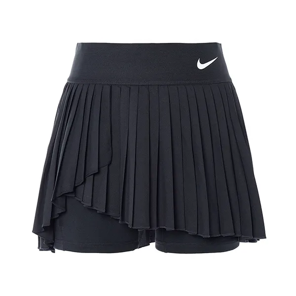 Chân Váy Pickleball/Tenis Nữ Nike Court Dri-FIT Advantage Pleated Tennis Skirt DR6850-010 Màu Đen Size L - Pickleball - Vua Hàng Hiệu