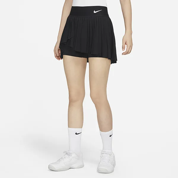 Chân Váy Pickleball/Tenis Nữ Nike Court Dri-FIT Advantage Pleated Tennis Skirt DR6850-010 Màu Đen Size L - Pickleball - Vua Hàng Hiệu