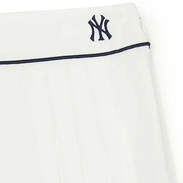 Chân Váy Xếp Ly Nữ MLB Sportive Pleates Skirt New York Yankees 3FSKV0253-50IVS Màu Ivory Size M