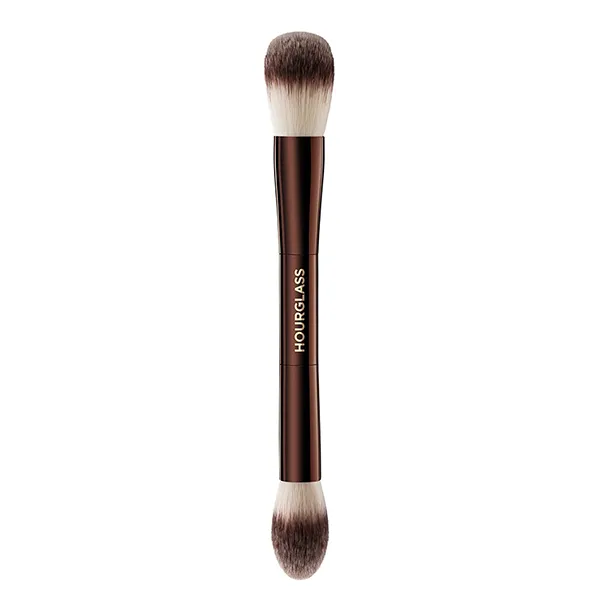 Cọ Trang Điểm Hai Đầu Đa Năng Hourglass Ambient Lighting Edit Brush Màu Nâu