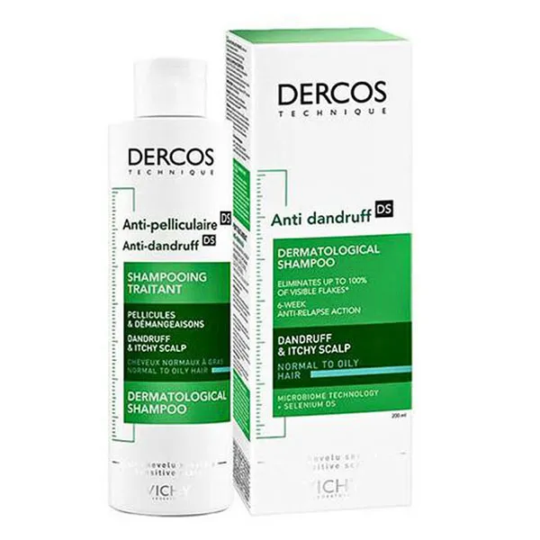 Dầu Gội Làm Sạch Dành Cho Da Đầu Dầu Vichy Dercos Anti-Pelliculaire Ds Shampooing Traitant 200ml - Chăm sóc tóc - Vua Hàng Hiệu