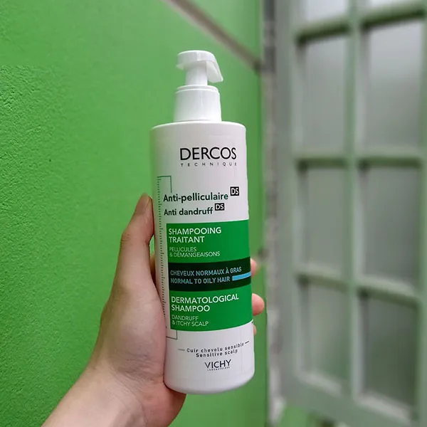 Dầu Gội Làm Sạch Dành Cho Da Đầu Dầu Vichy Dercos Anti-Pelliculaire Ds Shampooing Traitant 390ml - Chăm sóc tóc - Vua Hàng Hiệu