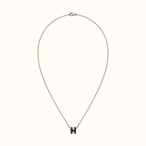 Dây Chuyền Jewery Luxury Mini Pop H Pendant Vàng 18k Màu Vàng Đen - Trang sức - Vua Hàng Hiệu