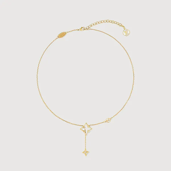 Dây Chuyền Nữ Louis Vuitton LV M01234 Flowergram Necklace Màu Vàng