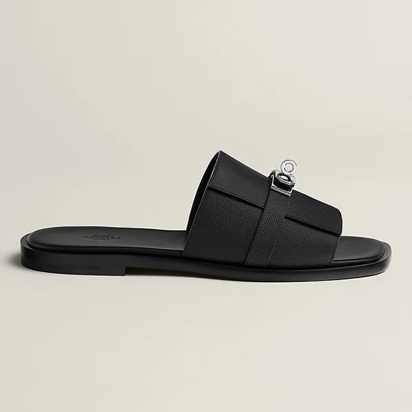 Dép Hermès Gabriel Sandal H242910ZH03420 Màu Đen Size 40.5