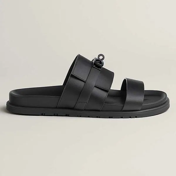 Dép Hermès Jackson Sandal H242951ZH01445 Màu Đen Size 42 - Dép - Vua Hàng Hiệu