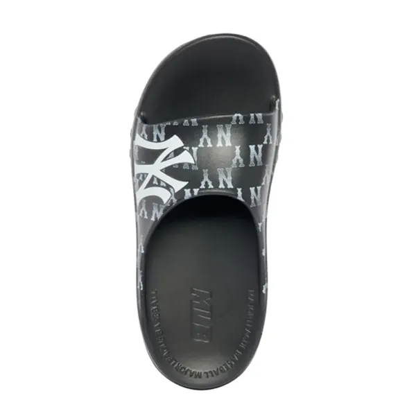 Dép MLB Chunky Sliders Classic Monogram NY 3ALPCSS33 50BKS Màu Đen Size 230