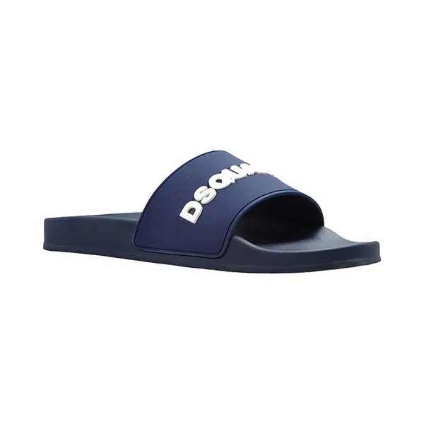 Dép Nam DSquared2 FFM0023 17205013 3081 Màu Xanh Navy Size 41 - Dép - Vua Hàng Hiệu