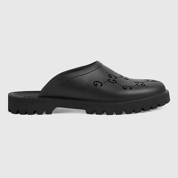 Dép Nam Gucci Slip On Sandal ‎655517 JFB00 1000 Màu Đen Size 40 - Dép - Vua Hàng Hiệu