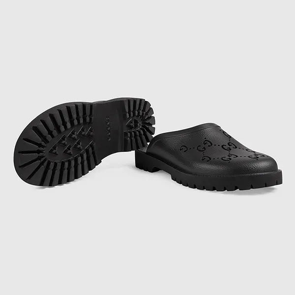Dép Nam Gucci Slip On Sandal ‎655517 JFB00 1000 Màu Đen Size 40 - Dép - Vua Hàng Hiệu