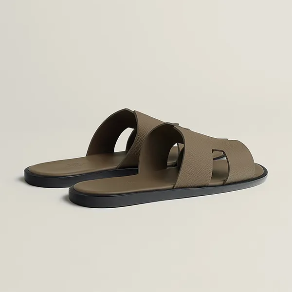 Dép Nam Hermès Izmir Sandal Étoupe Màu Nâu Size 40 - Dép - Vua Hàng Hiệu