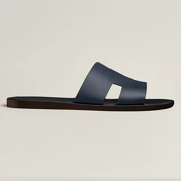 Dép Nam Hermès Izmir Sandal H152415ZH11390 Màu Xanh Navy Size 40