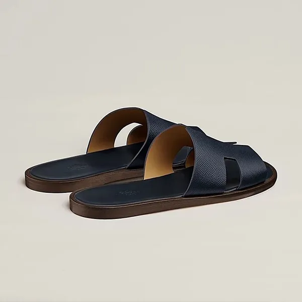 Dép Nam Hermès Izmir Sandal Marine Màu Xanh Navy Size 40 - Dép - Vua Hàng Hiệu