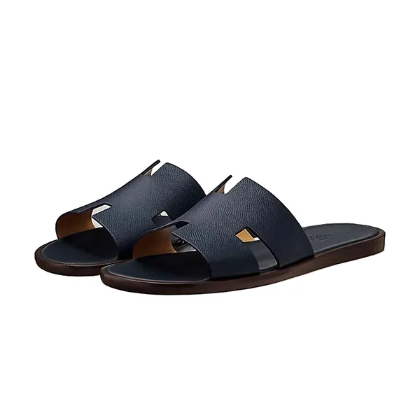 Dép Nam Hermès Izmir Sandal Marine Màu Xanh Navy Size 40 - Dép - Vua Hàng Hiệu