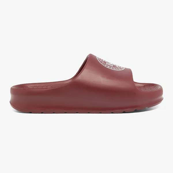 Dép Nam Lacoste Men's Serve Slide 2.0 48CMA0011 2H2 Màu Đỏ Đô Size 42