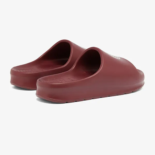 Dép Nam Lacoste Men's Serve Slide 2.0 48CMA0011 2H2 Màu Đỏ Đô Size 42