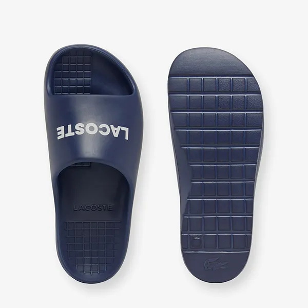Dép Nam Lacoste Men's Serve Slide 2.0 48CMA0020 092 Màu Xanh Navy Size 42