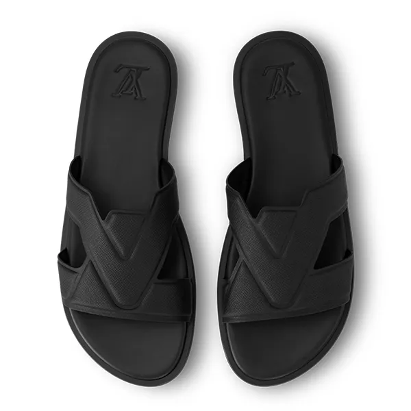 Dép Nam Louis Vuitton LV Oasis Mule 1AHSCV Màu Đen Size 41 (Form To) N-YT