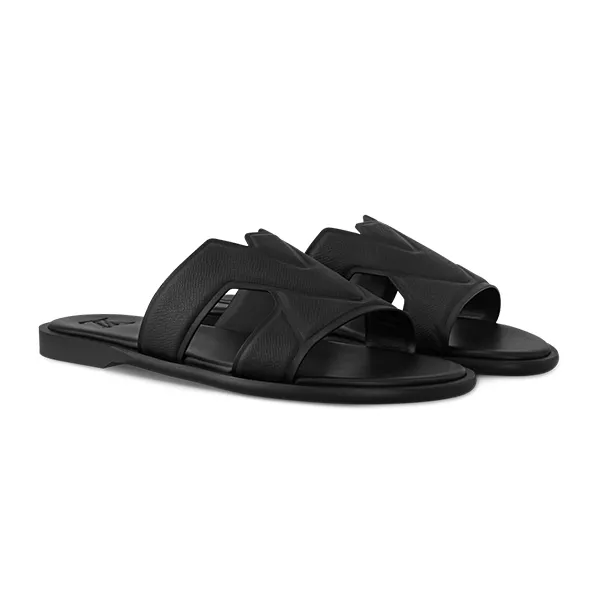 Dép Nam Louis Vuitton LV Oasis Mule 1AHSCV Màu Đen Size 41 (Form To) N-YT