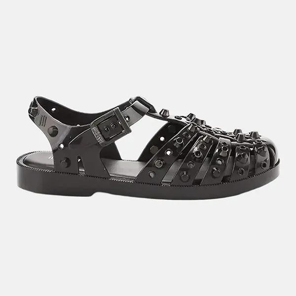 Dép Sandal Melissa MLS Đinh Tán 91490SH806A23DGS Màu Đen Size 40