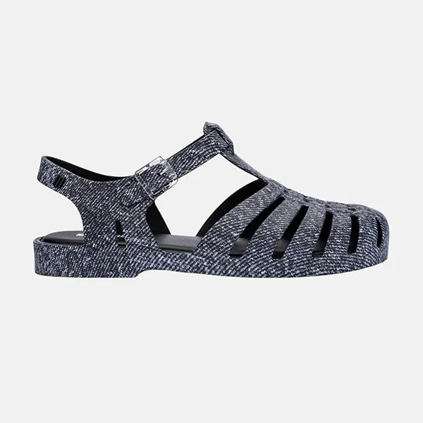 Dép Sandal Nam Melissa MLS Black Jean BG672 Màu Đen Size 40 - Dép - Vua Hàng Hiệu