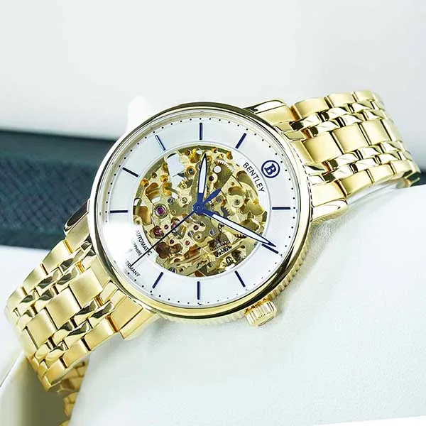 Đồng Hồ Nam Bentley Skeleton BL1833-15MKWI-MK-T Màu Vàng