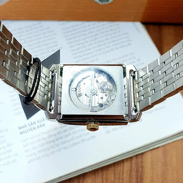Đồng Hồ Nam Bulova Automatic 98A308 Màu Bạc