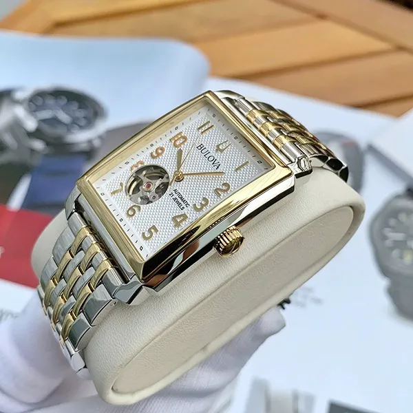 Đồng Hồ Nam Bulova Automatic 98A308 Màu Bạc