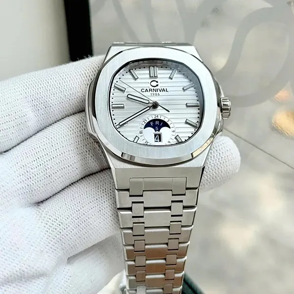 Đồng Hồ Nam Carnival 8110G1-VT-T Màu Bạc - Đồng hồ - Vua Hàng Hiệu