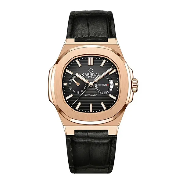 Đồng Hồ Nam Carnival Automatic Watch 8158G-VH-DD-D Màu Đen