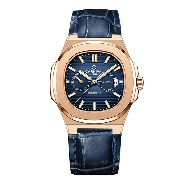 Đồng Hồ Nam Carnival Automatic Watch 8158G-VH-DD-X Màu Xanh