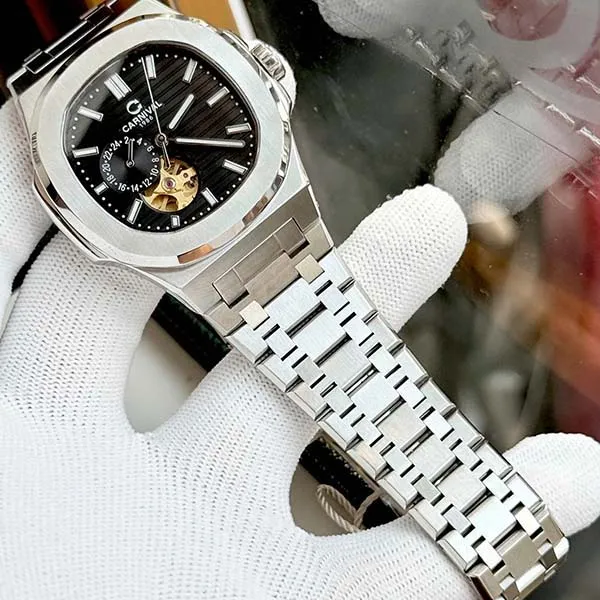 Đồng Hồ Nam Carnival Watch 8159G-VT-D Màu Đen - Bạc - Đồng hồ - Vua Hàng Hiệu