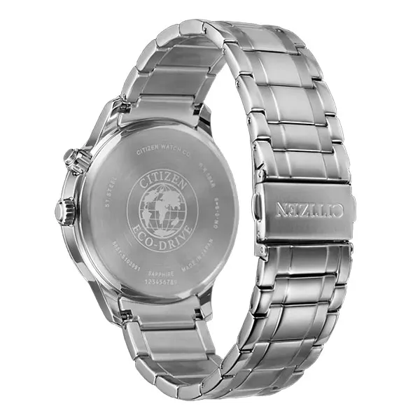 Đồng Hồ Nam Citizen Eco Drive AP1050-81E Màu Bạc - Đen