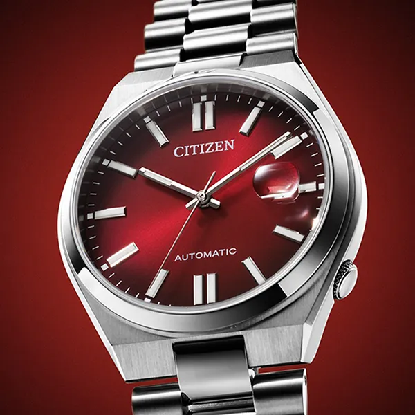 Đồng Hồ Nam Citizen Tsuyosa Automatic Watch NJ0150-56W Màu Bạc/Đỏ - Đồng hồ - Vua Hàng Hiệu