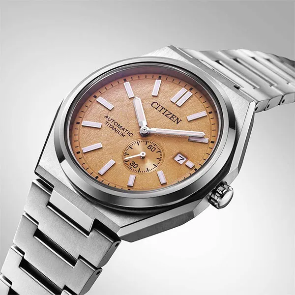 Đồng Hồ Nam Citizen Zenshin NJ0180-80Z Màu Bạc - Cam - Đồng hồ - Vua Hàng Hiệu