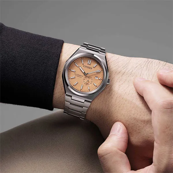 Đồng Hồ Nam Citizen Zenshin NJ0180-80Z Màu Bạc - Cam - Đồng hồ - Vua Hàng Hiệu